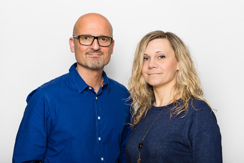 Alicja & Jochen Nees, Inhaber von Makesigns Mediendesign in Linkenheim-Hochstetten.